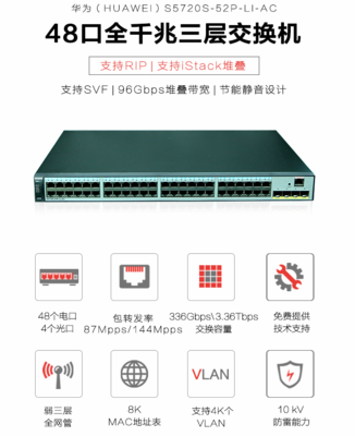 华为S5720S-52P-LI-AC网络交换机深度解析